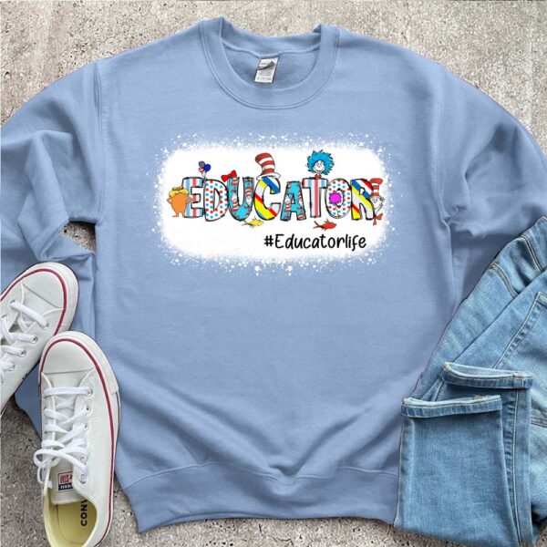 Personalized Teacher Shirt Read Across America Custom Teacher's Level - Image 8