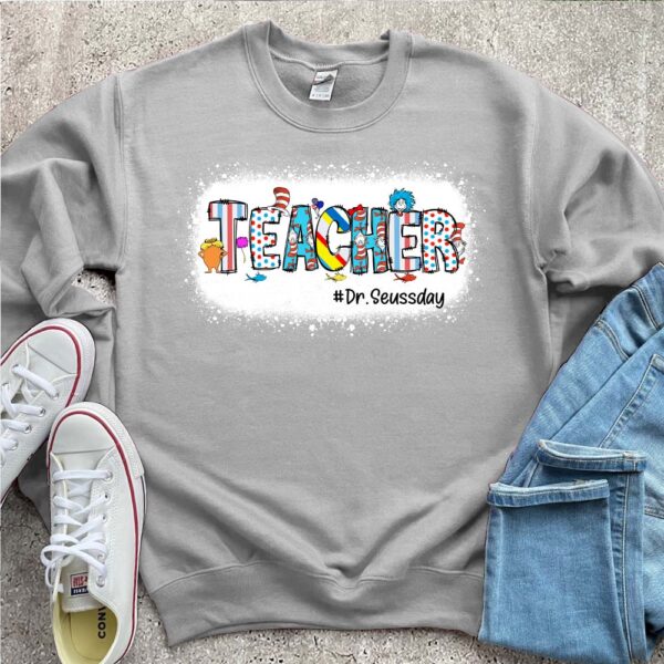 Personalized Teacher Shirt Read Across America Custom Teacher's Level - Image 3