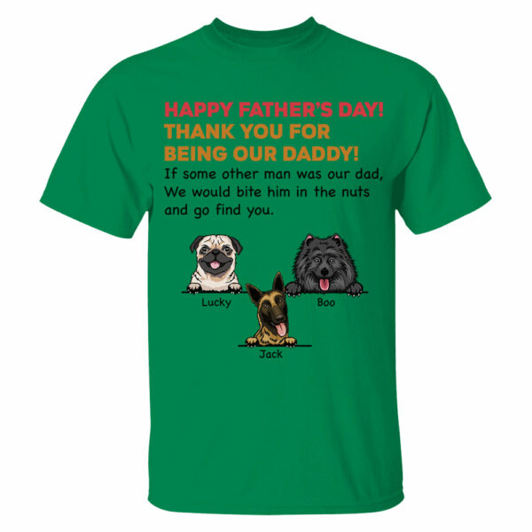 Personalized Thank You For Being My Dad Shirt, Custom Shirt For Dog Lovers, Dog Dad Shirt - Image 11