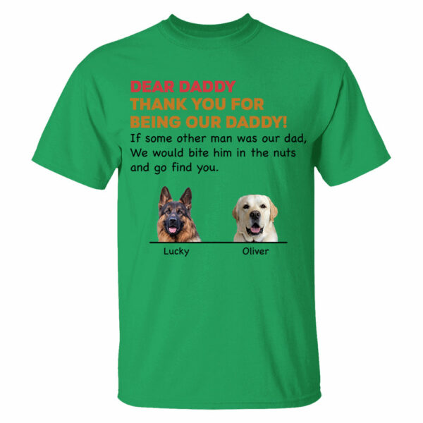 Personalized Thank You For Being My Dad Shirt, Custom Shirt For Dog Lovers, Dog Dad Shirt Vr2 - Image 10