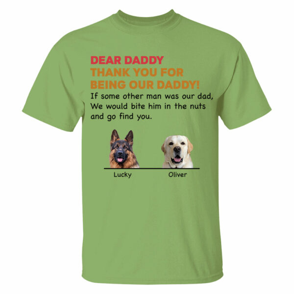 Personalized Thank You For Being My Dad Shirt, Custom Shirt For Dog Lovers, Dog Dad Shirt Vr2 - Image 8