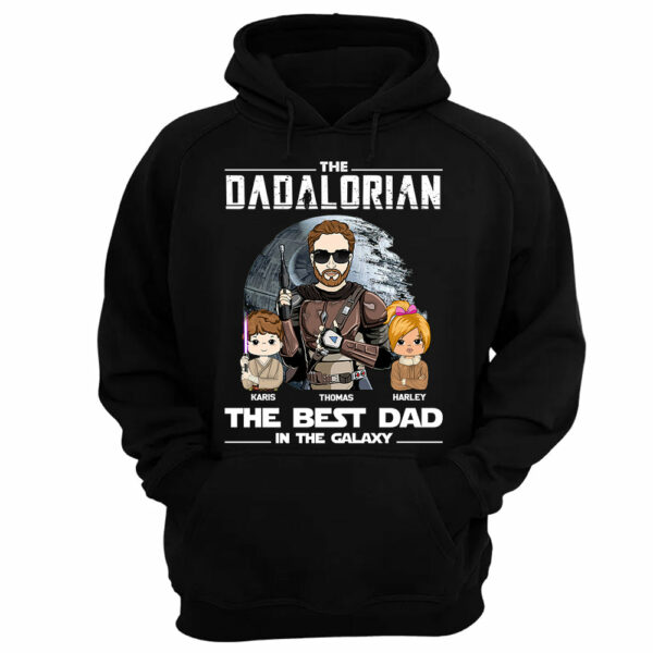 Personalized The Dadalorian The Best Dad In The Galaxy Shirt Gift For Dad - Birthday & Father's Day Gift - Image 7