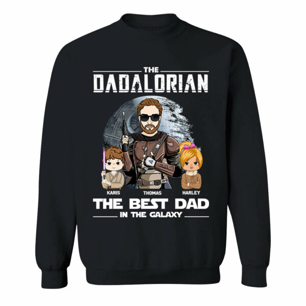Personalized The Dadalorian The Best Dad In The Galaxy Shirt Gift For Dad - Birthday & Father's Day Gift - Image 10