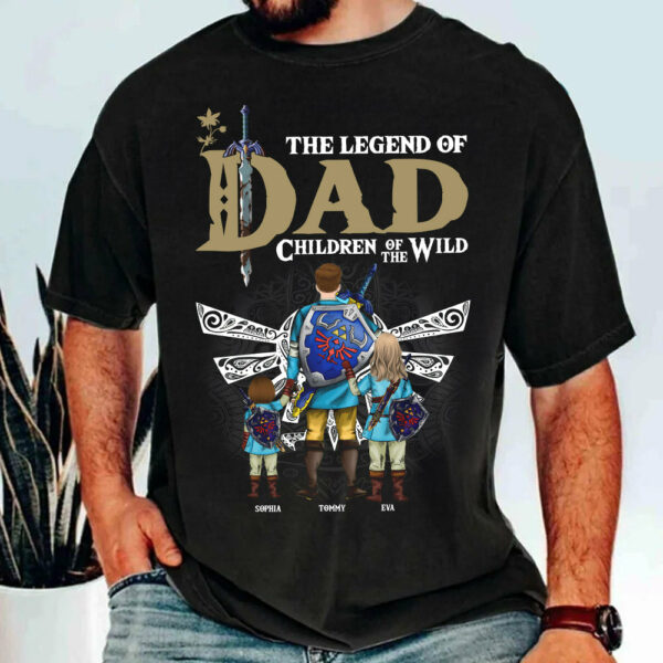 Personalized The Legend Of Dad Children Of The Wild, Gift For Father's Day T1807