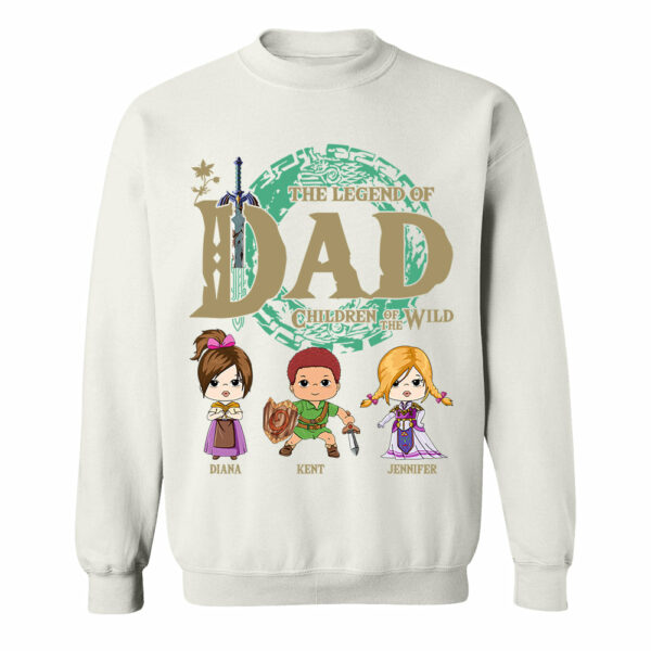 Personalized The Legend Of Dad Shirt - Children Of The Wild Shirt Gift For Dad - Image 8