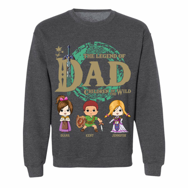 Personalized The Legend Of Dad Shirt - Children Of The Wild Shirt Gift For Dad - Image 10