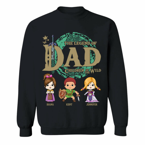 Personalized The Legend Of Dad Shirt - Children Of The Wild Shirt Gift For Dad - Image 7