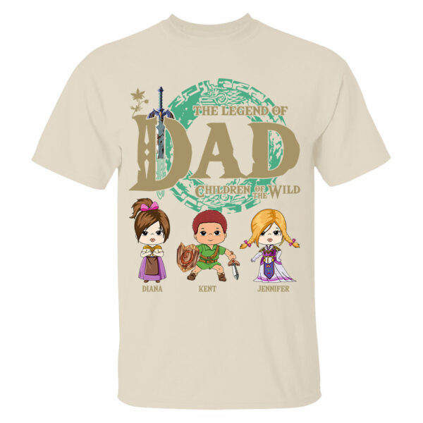 Personalized The Legend Of Dad Shirt - Children Of The Wild Shirt Gift For Dad - Image 6