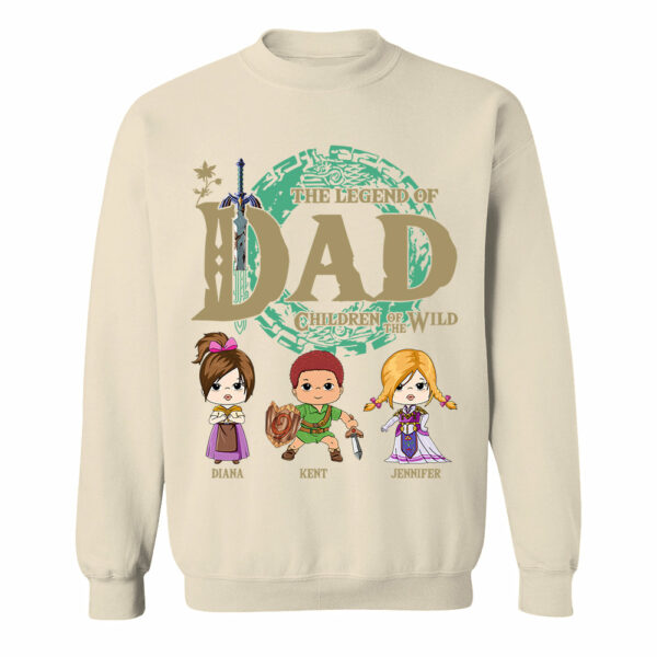 Personalized The Legend Of Dad Shirt - Children Of The Wild Shirt Gift For Dad - Image 9