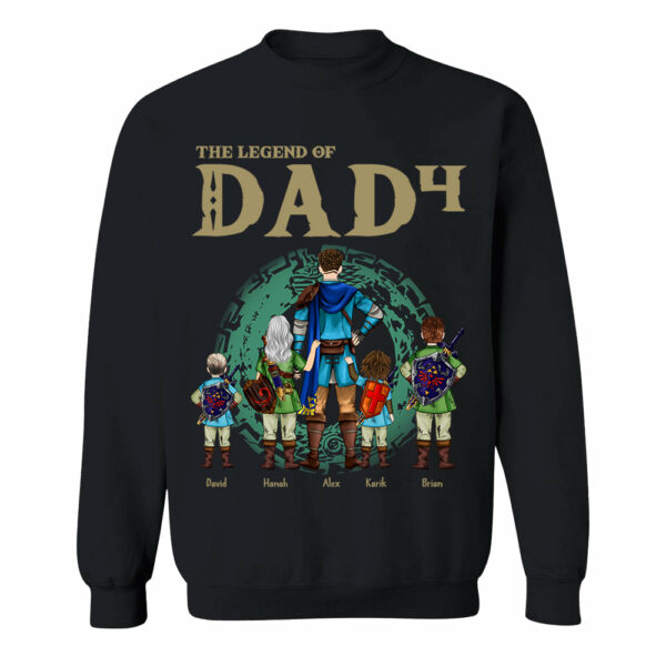 Personalized The Legend Of Dad Shirt Dad 3 Shirt, Father's Day Gift - Image 12