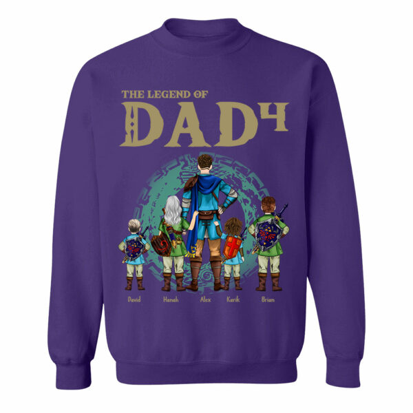 Personalized The Legend Of Dad Shirt Dad 3 Shirt, Father's Day Gift - Image 8