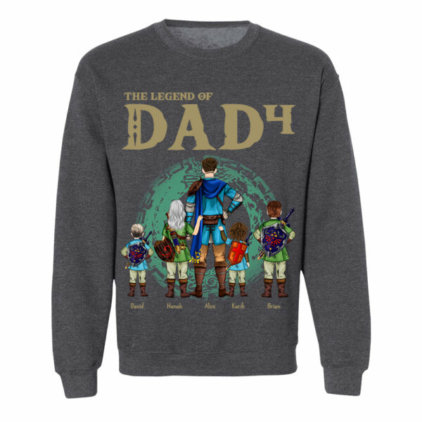 Personalized The Legend Of Dad Shirt Dad 3 Shirt, Father's Day Gift - Image 9