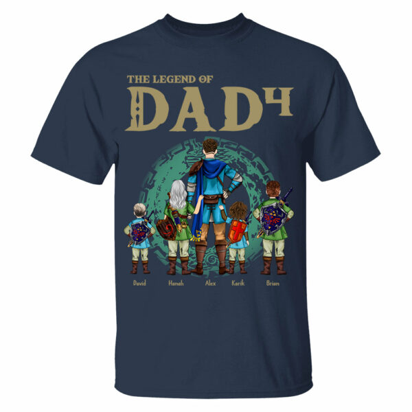 Personalized The Legend Of Dad Shirt Dad 3 Shirt, Father's Day Gift - Image 2