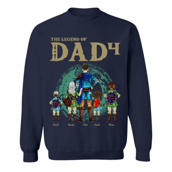 Personalized The Legend Of Dad Shirt Dad 3 Shirt, Father's Day Gift - Image 10