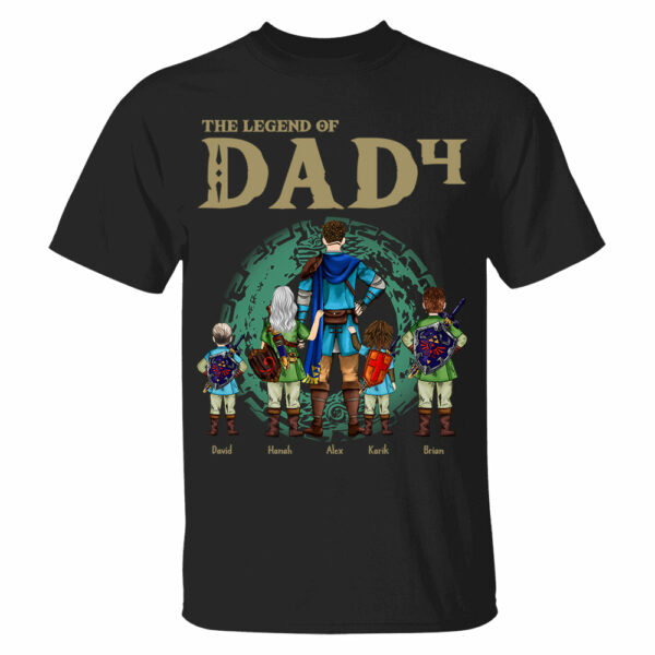 Personalized The Legend Of Dad Shirt Dad 3 Shirt, Father's Day Gift