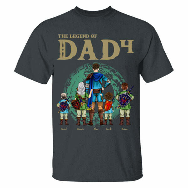 Personalized The Legend Of Dad Shirt Dad 3 Shirt, Father's Day Gift - Image 3
