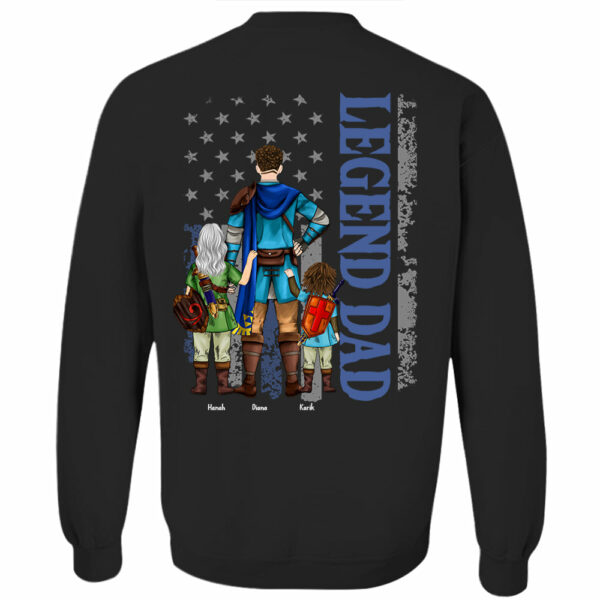 Personalized The Legend Of Dad Shirt, Legend Dad Shirt - Image 3