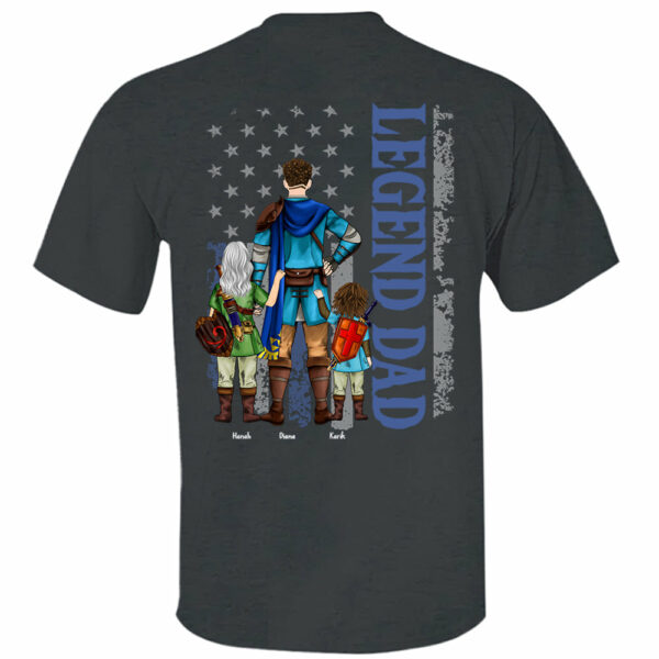 Personalized The Legend Of Dad Shirt, Legend Dad Shirt - Image 5