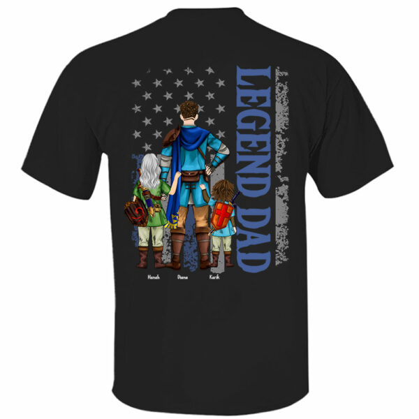Personalized The Legend Of Dad Shirt, Legend Dad Shirt - Image 2