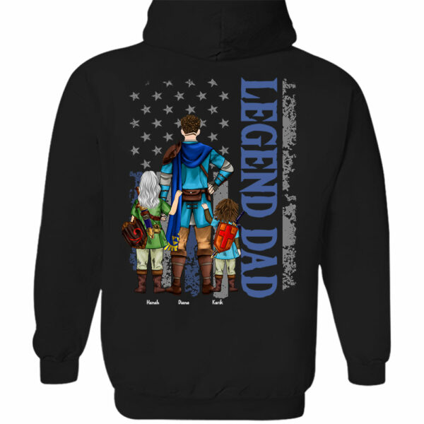 Personalized The Legend Of Dad Shirt, Legend Dad Shirt - Image 4