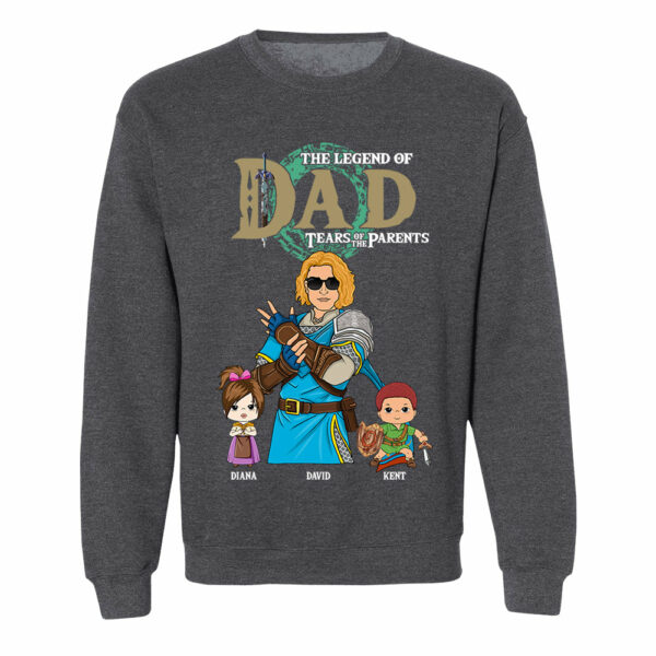 Personalized The Legend of Dad Tears of the Parents - Best Dad Ever Shirt - Image 11