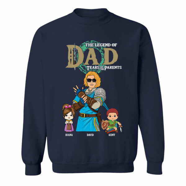 Personalized The Legend of Dad Tears of the Parents - Best Dad Ever Shirt - Image 10