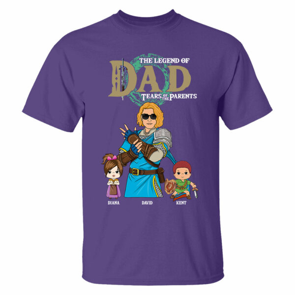 Personalized The Legend of Dad Tears of the Parents - Best Dad Ever Shirt - Image 5