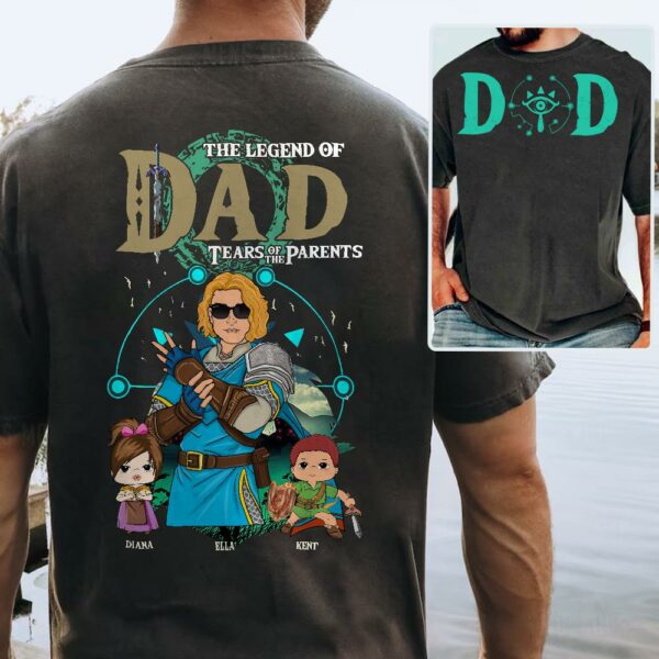 Personalized The Legend of Dad Tears of the Parents - Best Dad Ever Shirt - Image 2