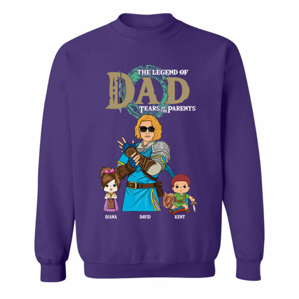 Personalized The Legend of Dad Tears of the Parents - Best Dad Ever Shirt - Image 12