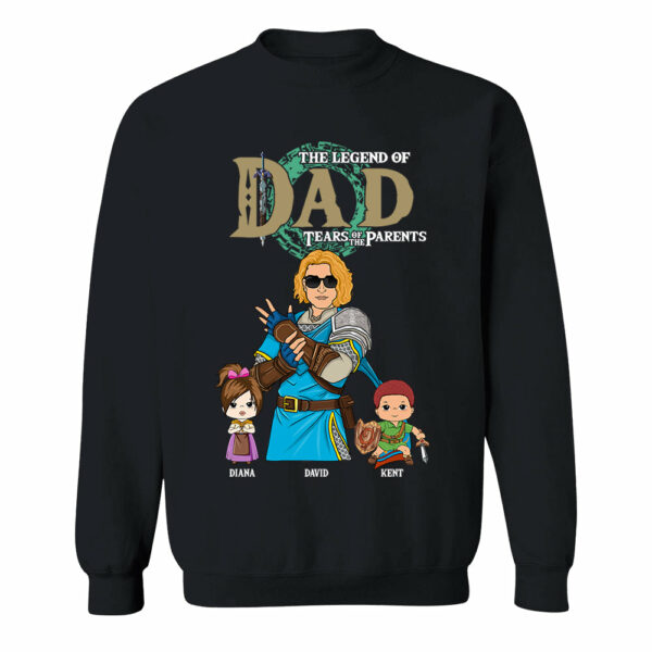 Personalized The Legend of Dad Tears of the Parents - Best Dad Ever Shirt - Image 9