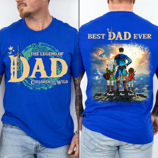 Personalized The Legend Of Dad Zelda Dad Shirt - Father's Day & Birthday Gift For Father - Image 4