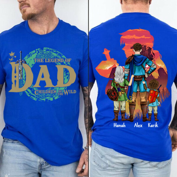 Personalized The Legend Of Dad Zelda Dad Shirt - Father's Day & Birthday Gift For Father Vr3 - Image 4