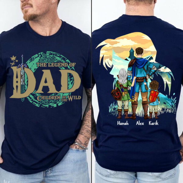 Personalized The Legend Of Dad Zelda Dad Shirt - Father's Day & Birthday Gift For Father Vr4 - Image 2