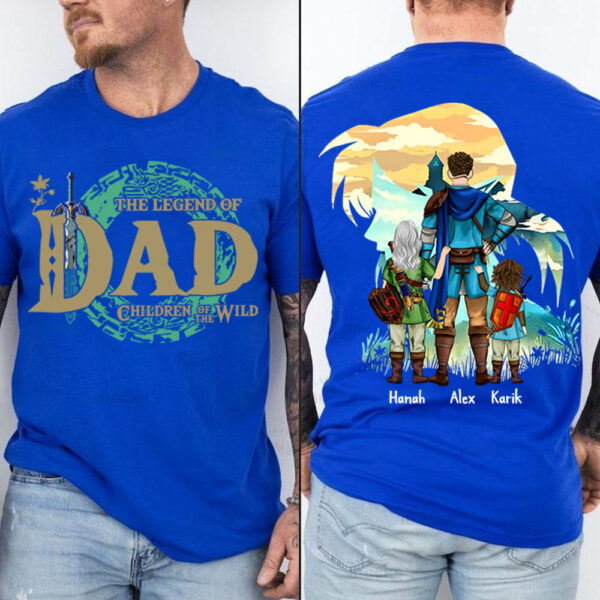 Personalized The Legend Of Dad Zelda Dad Shirt - Father's Day & Birthday Gift For Father Vr4 - Image 4