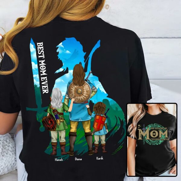 Personalized The Legend of Mom Children Of The Wild- Best Mom Ever Shirt - Mother's Day 2025 - Image 4