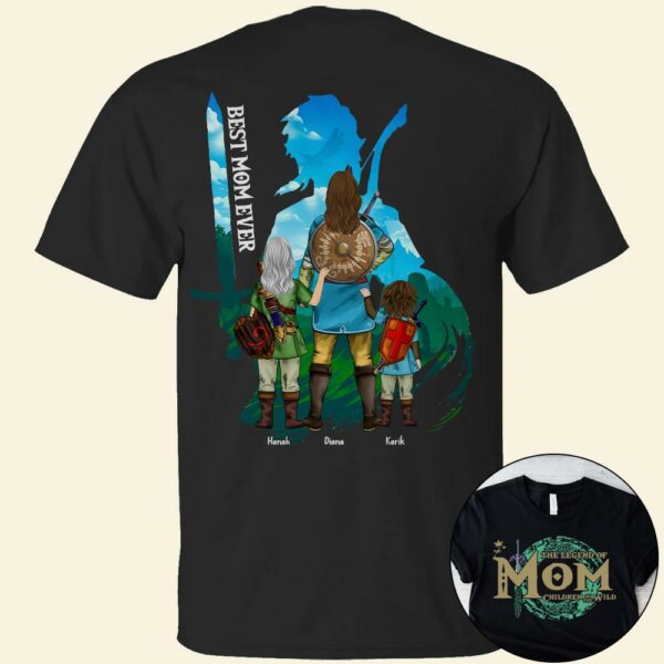 Personalized The Legend of Mom Children Of The Wild- Best Mom Ever Shirt - Mother's Day 2025 - Image 5