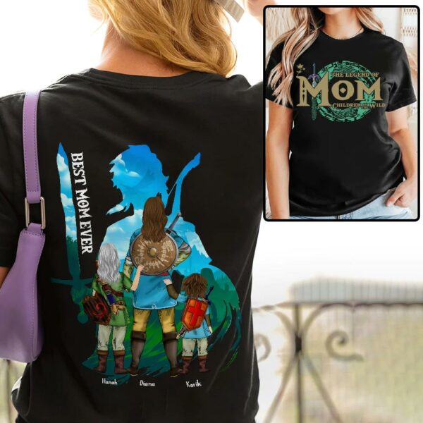 Personalized The Legend of Mom Children Of The Wild- Best Mom Ever Shirt - Mother's Day 2025 - Image 3