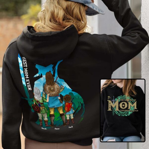 Personalized The Legend of Mom Children Of The Wild- Best Mom Ever Shirt - Mother's Day 2025 - Image 2