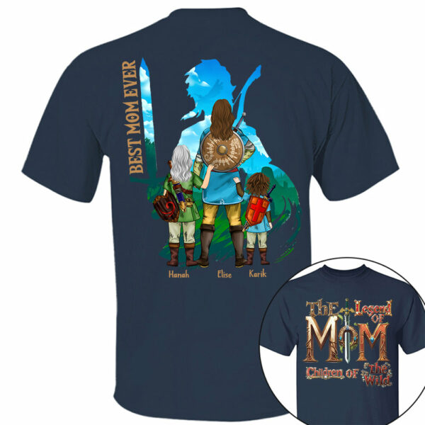 Personalized The Legend of Mom Children Of The Wild- Best Mom Ever Shirt - Personalized Shirt For Mom DO98 - Image 8