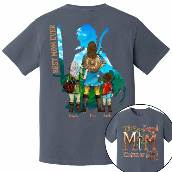 Personalized The Legend of Mom Children Of The Wild- Best Mom Ever Shirt - Personalized Shirt For Mom DO98 - Image 11