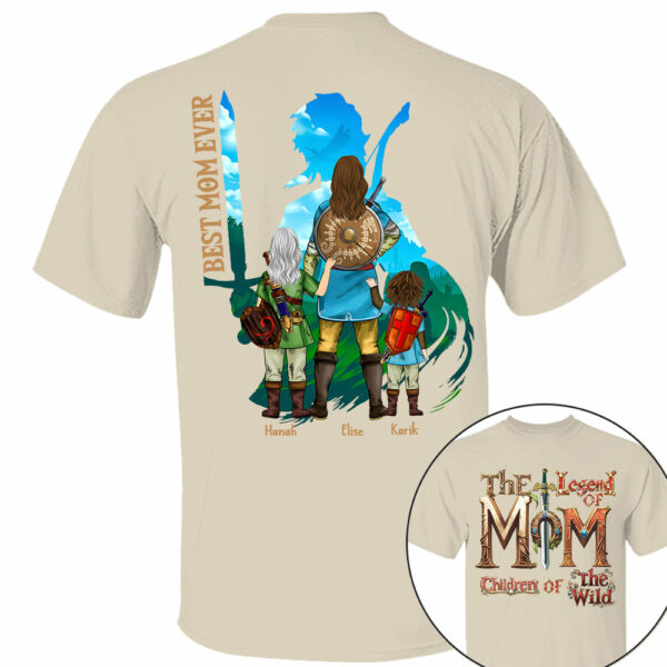 Personalized The Legend of Mom Children Of The Wild- Best Mom Ever Shirt - Personalized Shirt For Mom DO98 - Image 5