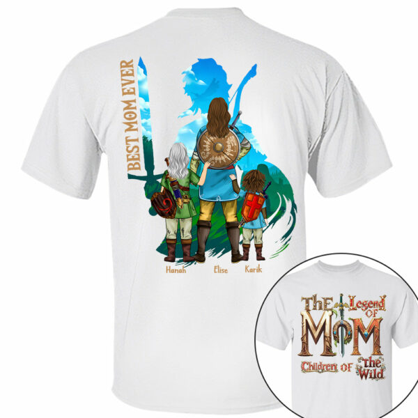 Personalized The Legend of Mom Children Of The Wild- Best Mom Ever Shirt - Personalized Shirt For Mom DO98 - Image 6