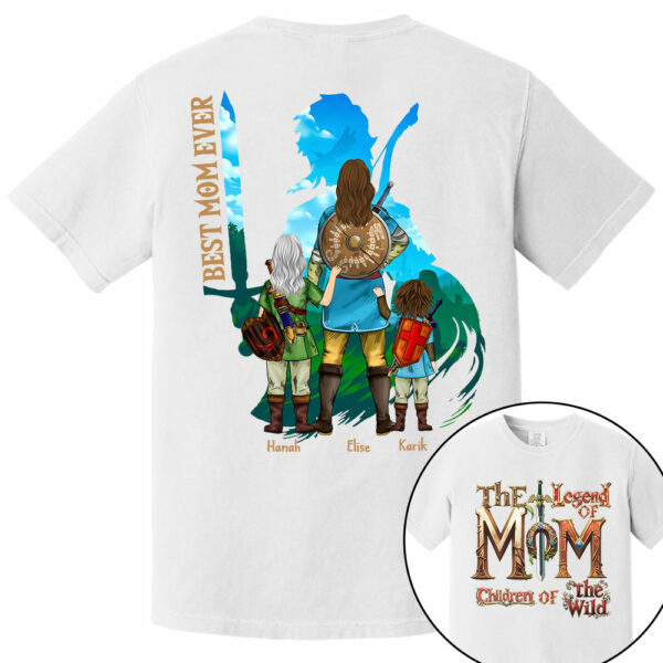 Personalized The Legend of Mom Children Of The Wild- Best Mom Ever Shirt - Personalized Shirt For Mom DO98 - Image 15