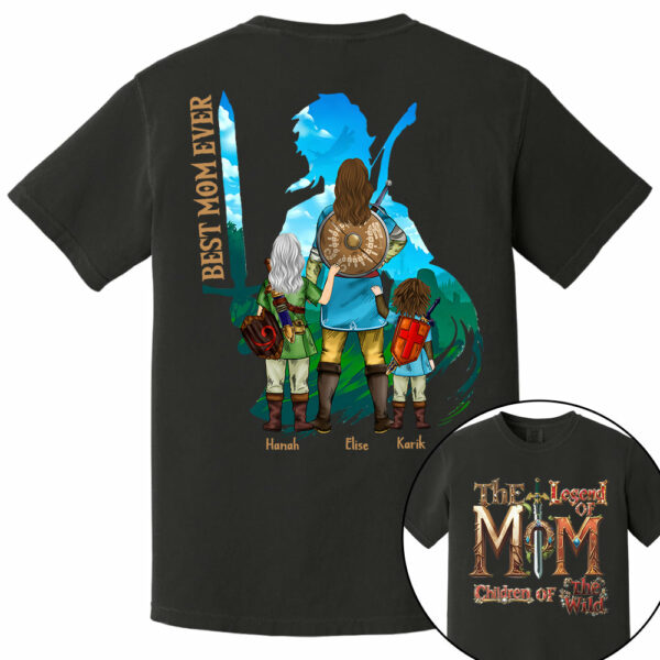 Personalized The Legend of Mom Children Of The Wild- Best Mom Ever Shirt - Personalized Shirt For Mom DO98 - Image 12