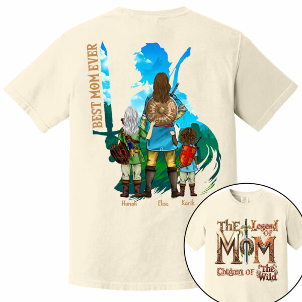 Personalized The Legend of Mom Children Of The Wild- Best Mom Ever Shirt - Personalized Shirt For Mom DO98 - Image 14
