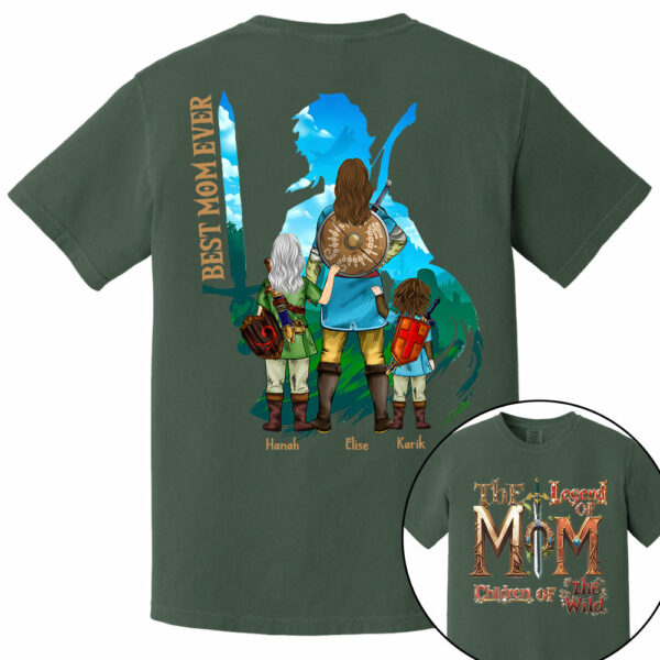 Personalized The Legend of Mom Children Of The Wild- Best Mom Ever Shirt - Personalized Shirt For Mom DO98 - Image 10
