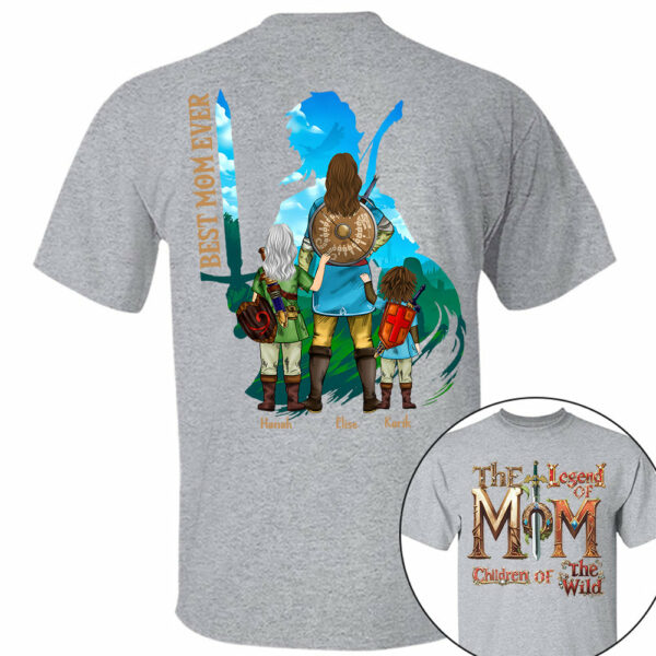 Personalized The Legend of Mom Children Of The Wild- Best Mom Ever Shirt - Personalized Shirt For Mom DO98 - Image 7