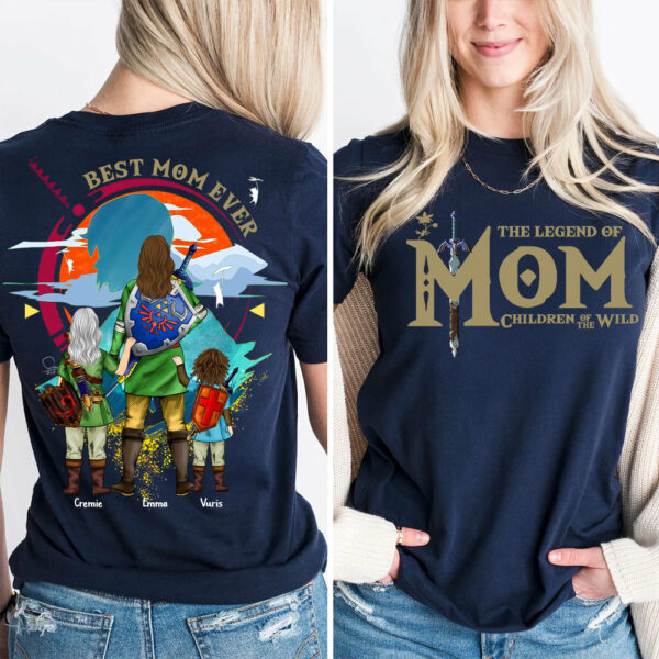 Personalized The Legend of Mom Children Of The Wild, Best Mom Ever Shirt, Gift For Mother's Day A2110 - Image 2