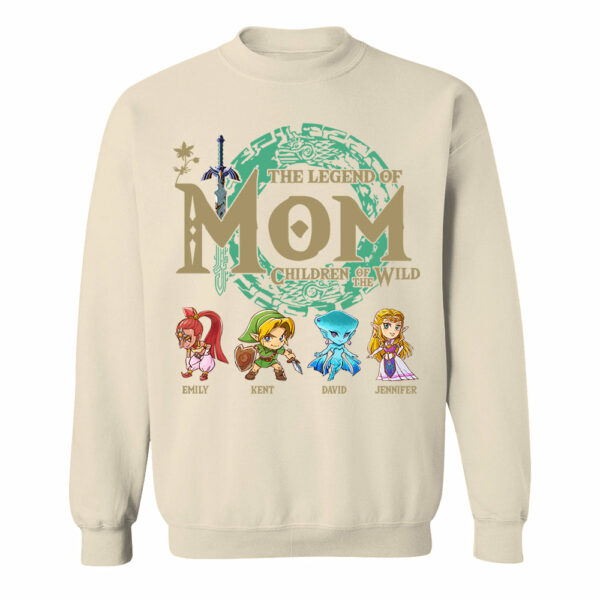 Personalized The Legend Of Mom Shirt, Children Of The Wild Gamer Shirt - Image 13
