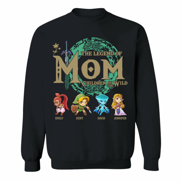 Personalized The Legend Of Mom Shirt, Children Of The Wild Gamer Shirt - Image 9
